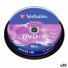 DVD+R Verbatim 4,7 GB 16x 10 Pezzi (20 Unità)