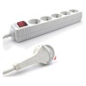 Multipresa 5 Prese con Interruttore Ewent EW3955 1,5 m (1,5 m)