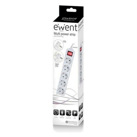 Multipresa 5 Prese con Interruttore Ewent EW3955 1,5 m (1,5 m)