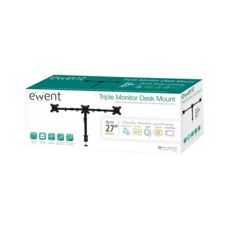 Supporto TV Ewent EW1513 13"-27" Nero Supporto TV Ewent EW1513 13"-27" Nero