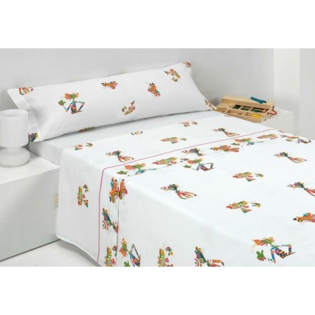 Set di Lenzuola Pink Panther UNICO Bianco Multicolore Singolo