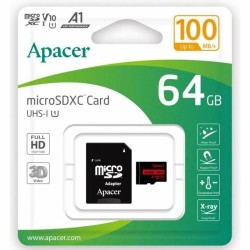 Scheda Di Memoria Micro SD con Adattatore Apacer XC UHS 1 64 GB