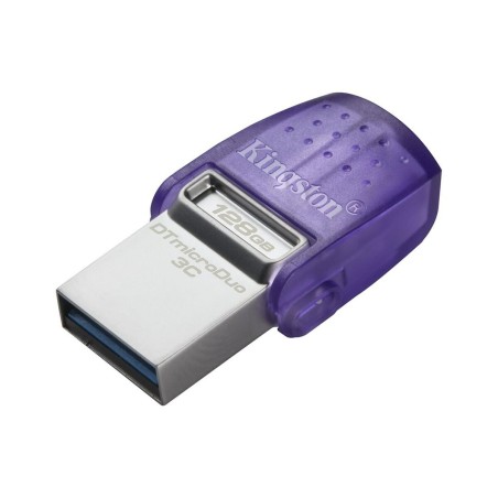 Memoria USB Kingston DataTraveler  microDuo 3C Acciaio 128 GB (1 Unità)
