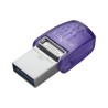 Memoria USB Kingston DataTraveler  microDuo 3C Acciaio 128 GB (1 Unità)