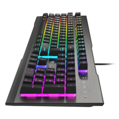 Tastiera per Giochi Genesis NKG-1621 Nero Alluminio Qwerty in Spagnolo