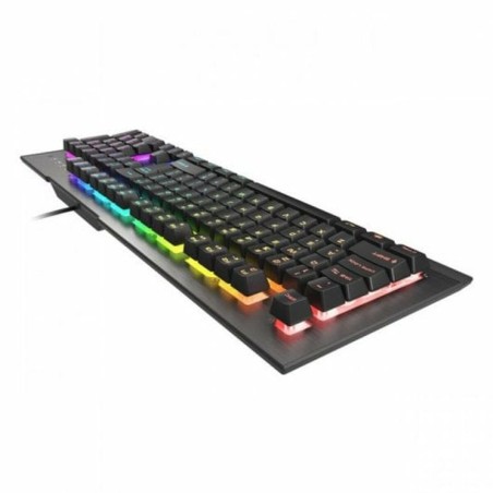 Tastiera per Giochi Genesis NKG-1621 Nero Alluminio Qwerty in Spagnolo