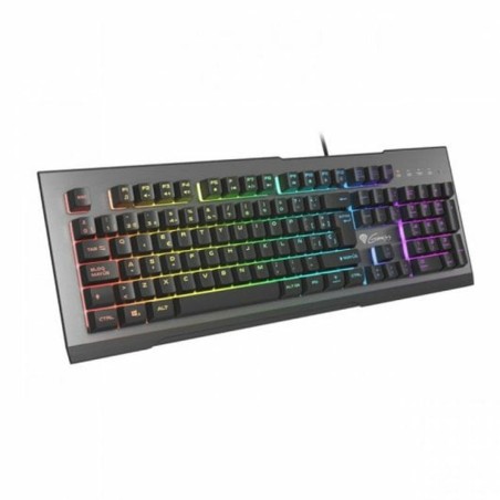 Tastiera per Giochi Genesis NKG-1621 Nero Alluminio Qwerty in Spagnolo