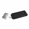 Memoria USB Kingston DT70/64GB usb c Nero 64 GB