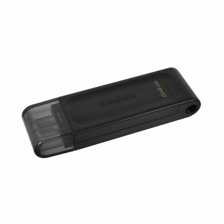 Memoria USB Kingston DT70/64GB usb c Nero 64 GB