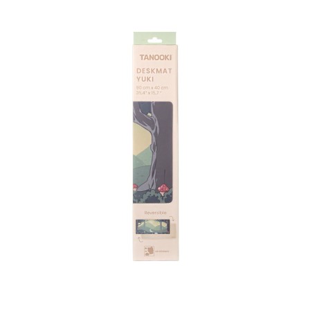Tappetino per Mouse FR-TEC TANOOKI YUKI Verde Beige