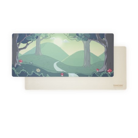 Tappetino per Mouse FR-TEC TANOOKI YUKI Verde Beige