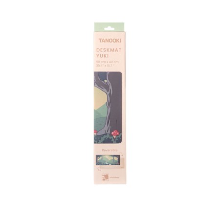 Tappetino per Mouse FR-TEC TANOOKI YUKI Verde Beige