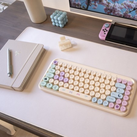 Tappetino per Mouse FR-TEC TANOOKI YUKI Verde Beige