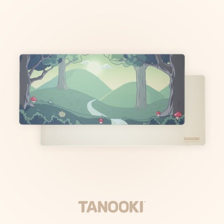 Tappetino per Mouse FR-TEC TANOOKI YUKI Verde Beige
