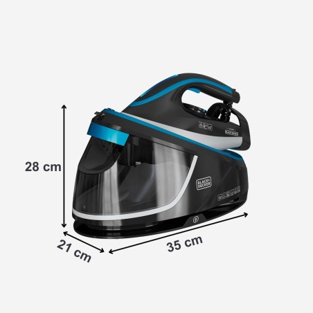 Ferro da Stiro con Caldaia Black & Decker BXSS2401E Plastica 2400 W