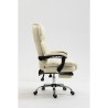 Sedia da Ufficio Activejet YK7416 BE Nero Beige Argentato