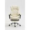 Sedia da Ufficio Activejet YK7416 BE Nero Beige Argentato