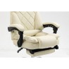 Sedia da Ufficio Activejet YK7416 BE Nero Beige Argentato