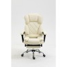 Sedia da Ufficio Activejet YK7416 BE Nero Beige Argentato