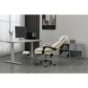 Sedia da Ufficio Activejet YK7416 BE Nero Beige Argentato
