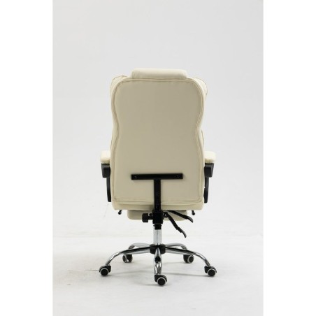 Sedia da Ufficio Activejet YK7416 BE Nero Beige Argentato