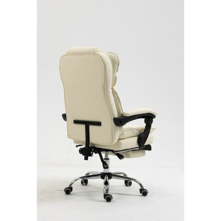 Sedia da Ufficio Activejet YK7416 BE Nero Beige Argentato