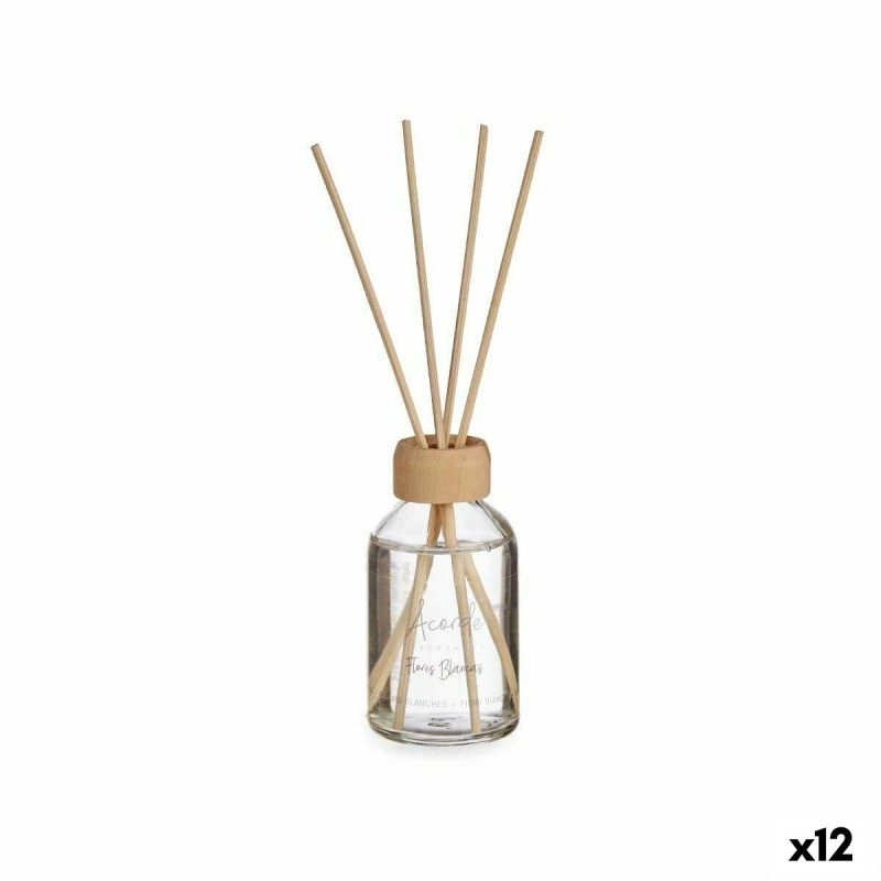Bastoncini Profumati Acorde 50ML WHITE FLO 50ML WHITE FLO Fiori bianca 50 ml (12 Unità)