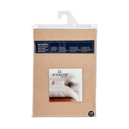 Lenzuolo con angoli Gift Decor COL  3-A-135 COL  3-A-135 Beige 135 cm (12 Unità)