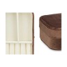 Scatola-Portagioie Gift Decor SM20211241 - BROWN SM20211241 - BROWN Marrone Velluto 16,2 x 6 x 11,5 cm (12 Unità)