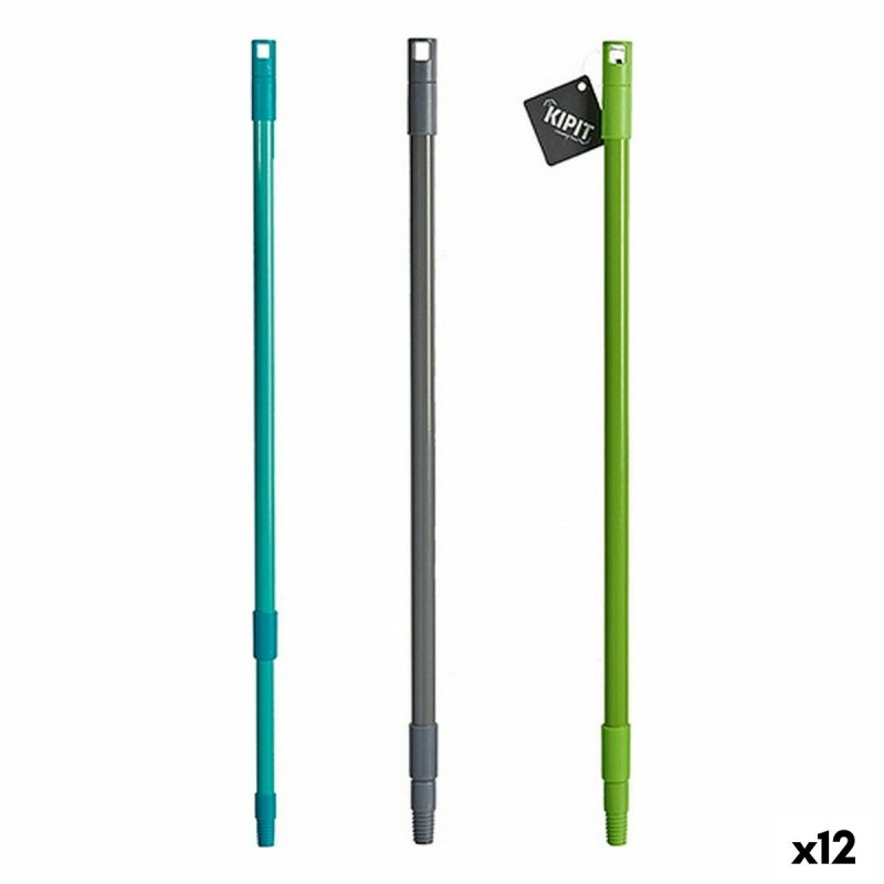 Mazza per la Scopa Kipit CC16890-B CC16890-B Metallo Plastica 120 cm 2,5 x 69 x 2,5 cm Estensibile (12 Unità)