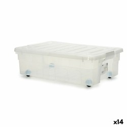 Scatola con Ruote per Organizzare 7425/1 7425/1 30 L 40 x 18 x 59,5 cm (14 Unità)