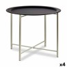 Tavolo aggiuntivo Gift Decor JY19185LBW JY19185LBW Bianco Nero 62 x 48,5 x 62 cm (4 Unità)