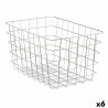 Cestino Multiuso Kinvara W5759K-L CHROME W5759K-L CHROME Argentato Argento Metallo 38 x 21 x 26 cm Rettangolare (6 Unità)