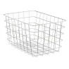 Cestino Multiuso Kinvara W5759K-L CHROME W5759K-L CHROME Argentato Argento Metallo 38 x 21 x 26 cm Rettangolare (6 Unità)