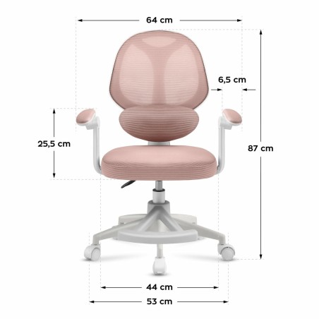 Sedia da Ufficio Mark Adler MA-JUNIOR 4.5 PINK Rosa