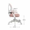 Sedia da Ufficio Mark Adler MA-JUNIOR 4.5 PINK Rosa