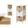 Cassettiera Gift Decor HW6650B-3D Home Bianco Marrone 26 x 63 x 32 cm