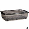 Scatola con Ruote per Organizzare Kipit TP484-2 TP484-2 Antracite Plastica 40 L 46,5 x 20 x 72,5 cm (6 Unità)