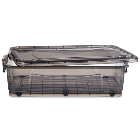 Scatola con Ruote per Organizzare Kipit TP484-2 TP484-2 Antracite Plastica 40 L 46,5 x 20 x 72,5 cm (6 Unità)
