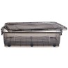 Scatola con Ruote per Organizzare Kipit TP484-2 TP484-2 Antracite Plastica 40 L 46,5 x 20 x 72,5 cm (6 Unità)