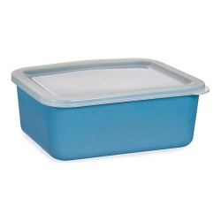 Scatola portaoggetti con coperchio 7966 7966 Blu scuro Bambù Melammina Amido di mais