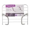Stendibiancheria Kipit WR1013D WR1013D Bianco Argentato Grigio chiaro Grigio scuro Alluminio Plastica 63 x 3 x 50 cm 62,5 x 50 x
