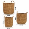 Set di Cesti Gift Decor BDH-12 BDH-12 Marrone Alghe marine