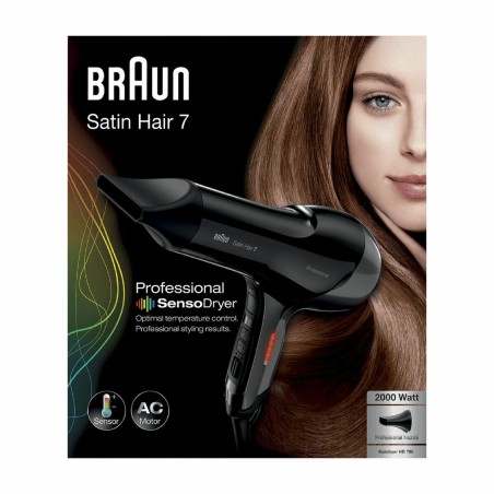 Phon Braun Satin Hair 7 HD 780 2000 W Nero