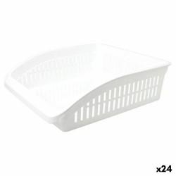 Contenitore per Sistemare Multiuso G-627 G-627 Bianco Trasparente polipropilene 26 x 8,5 x 29 cm (24 Unità)