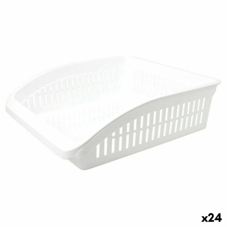 Contenitore per Sistemare Multiuso G-627 G-627 Bianco Trasparente polipropilene 26 x 8,5 x 29 cm (24 Unità)