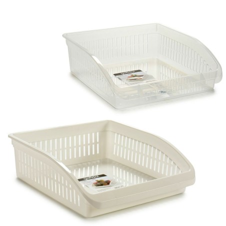 Contenitore per Sistemare Multiuso G-627 G-627 Bianco Trasparente polipropilene 26 x 8,5 x 29 cm (24 Unità)