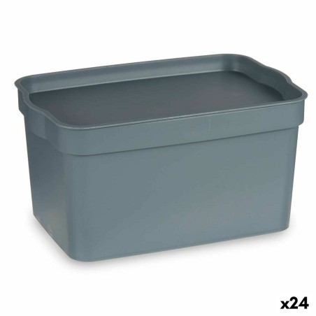 Scatola Multiuso Kipit TP592-2 TP592-2 Grigio Plastica 2,3 L (24 Unità)