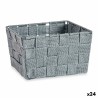 Cestino Multiuso Kipit A3-6878 A3-6878 Grigio Poliestere Stoffa Intrecciato (24 Unità)