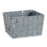 Cestino Multiuso Kipit A3-6878 A3-6878 Grigio Poliestere Stoffa Intrecciato (24 Unità)